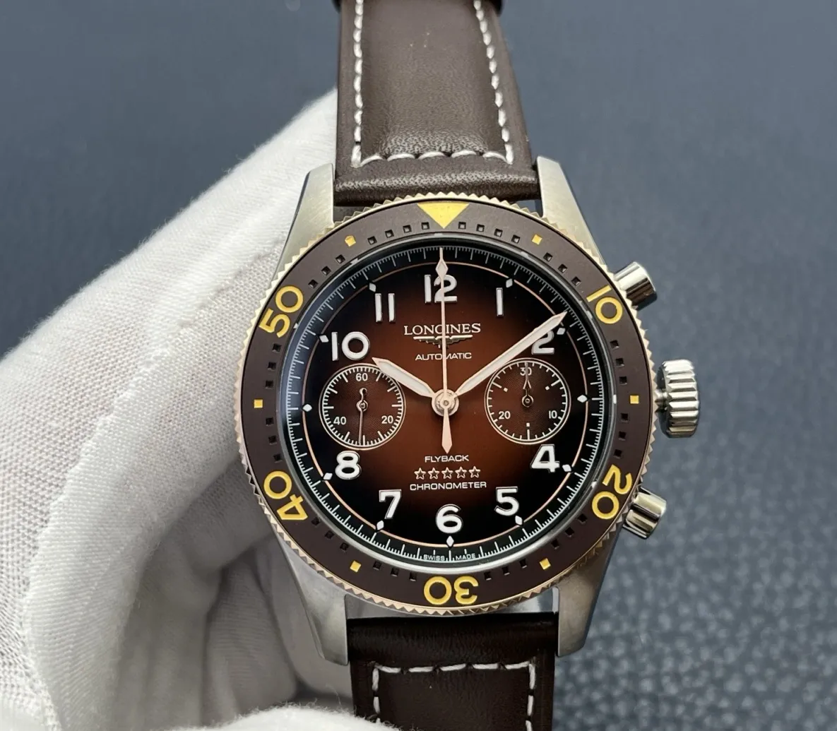 LG Factory Longines Spirit L3.821.5.59.2 1:1 Best Edition Replica Watch